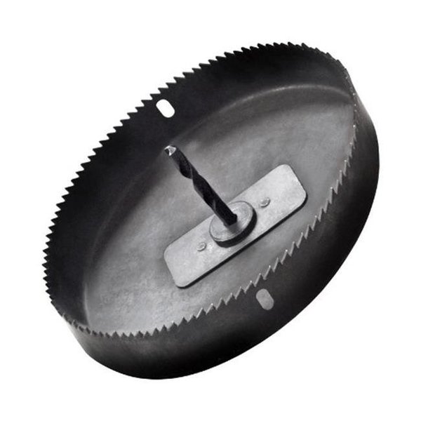 Totalturf 30125 6 in. dia Isomax Corn Hole Carbon Steel Hole Saw TO3349